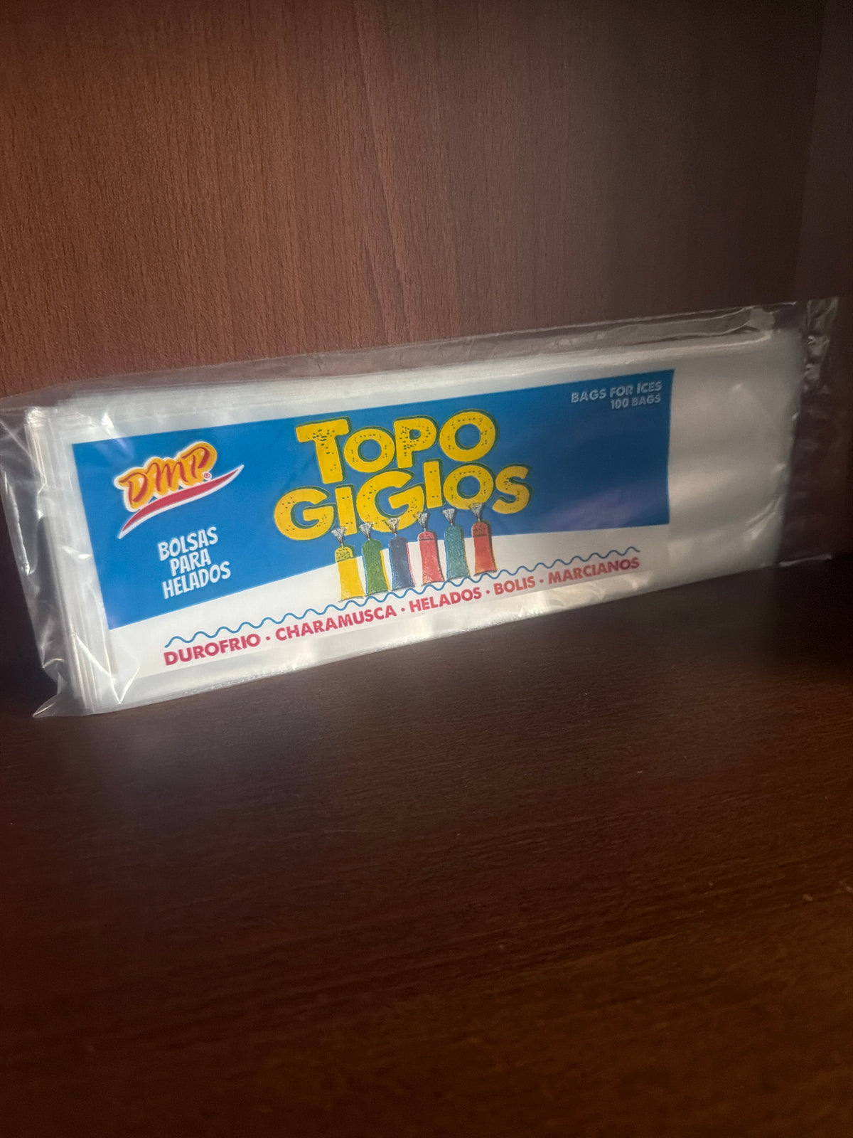 Bolsas para helados paquete de 100 unidades