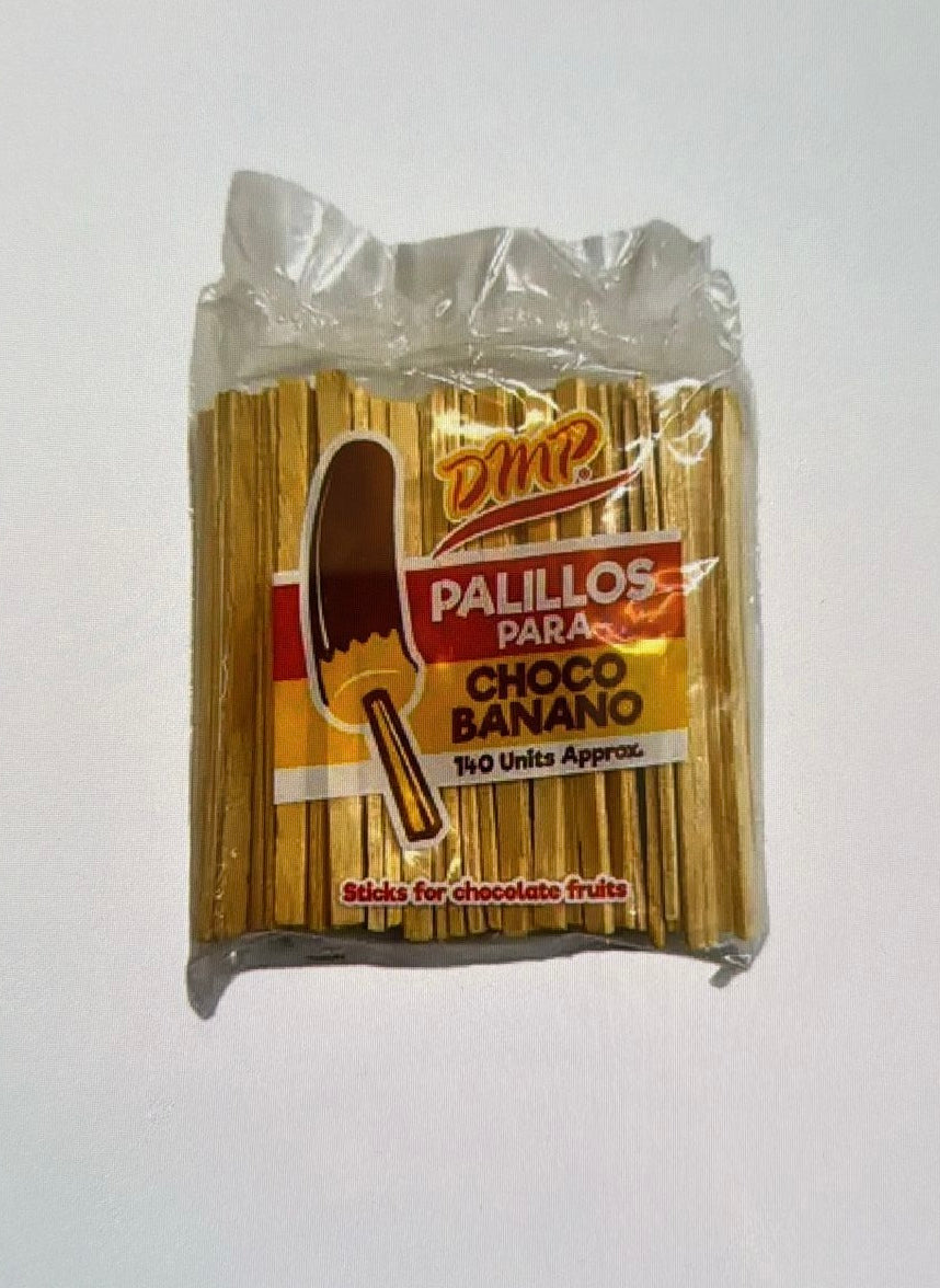 Palillos para choco banano