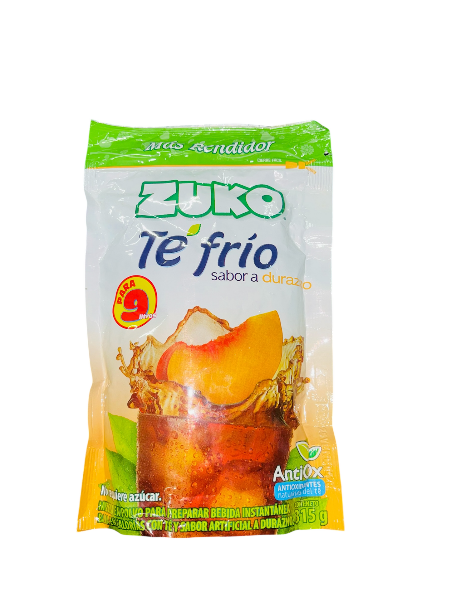 Zuko té frío sabor durazno 315 g
