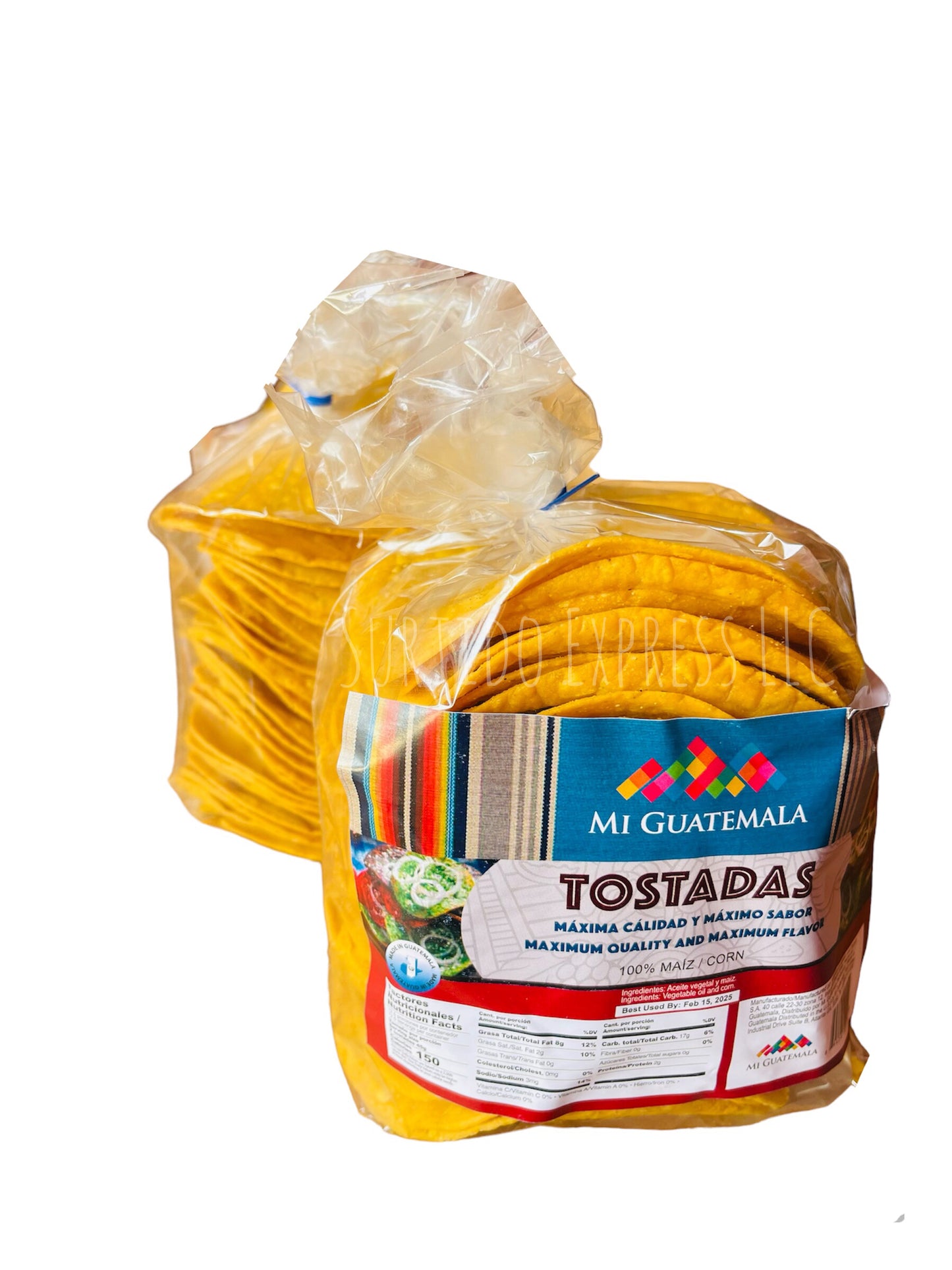 Tostadas de Guatemala 15 oz (25u)