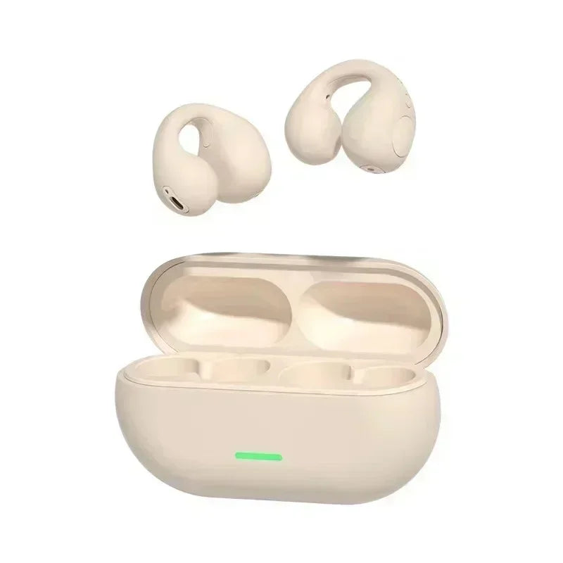 Audífonos Conducción Ósea T75 Bluetooth 5.3 - Deportivos Resistentes al Agua