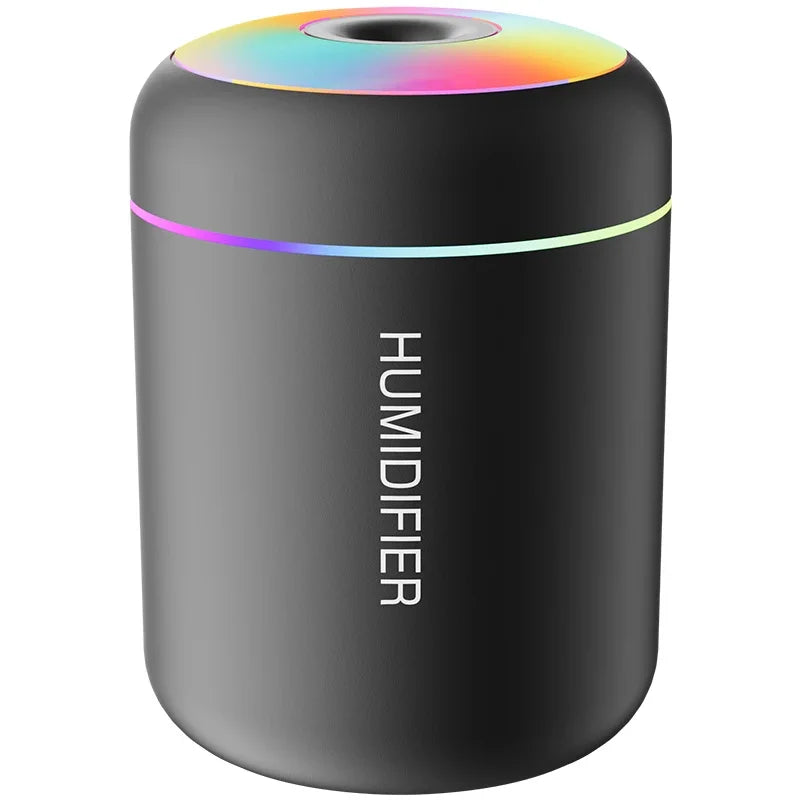 Humidificador de Aire Mini 180ML USB - Difusor de Aromas con Luces