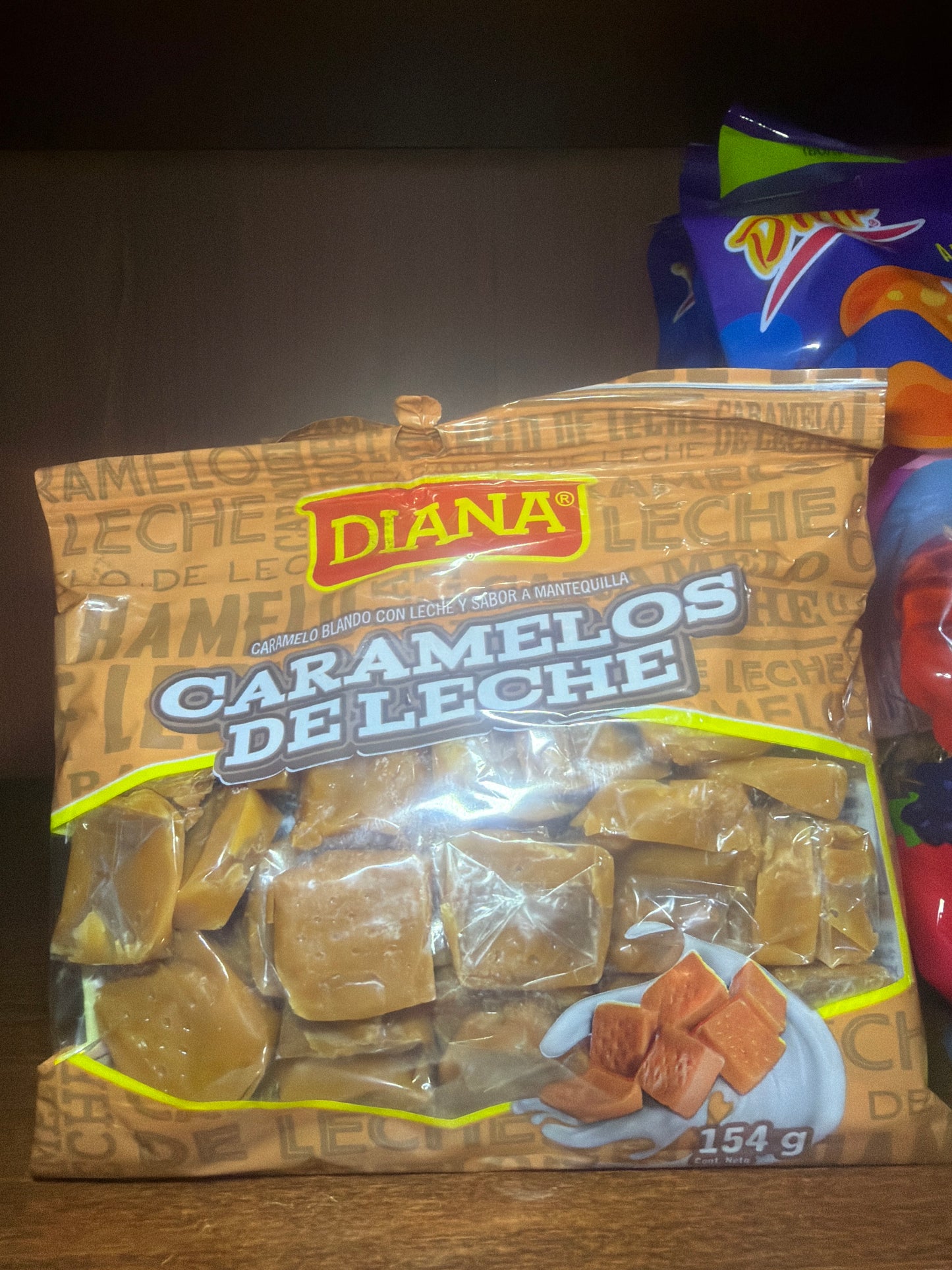 Diana caramelos de leche 154 g