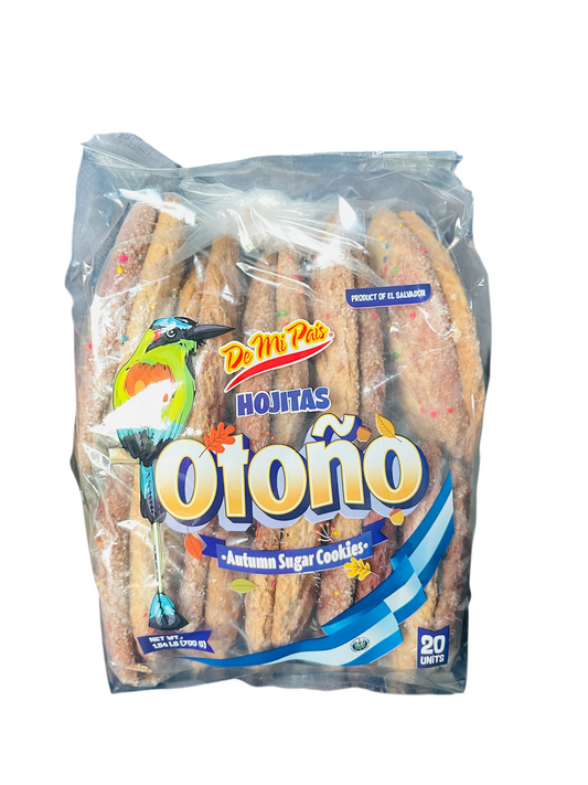 Galleta hojita otoño 20 piezas