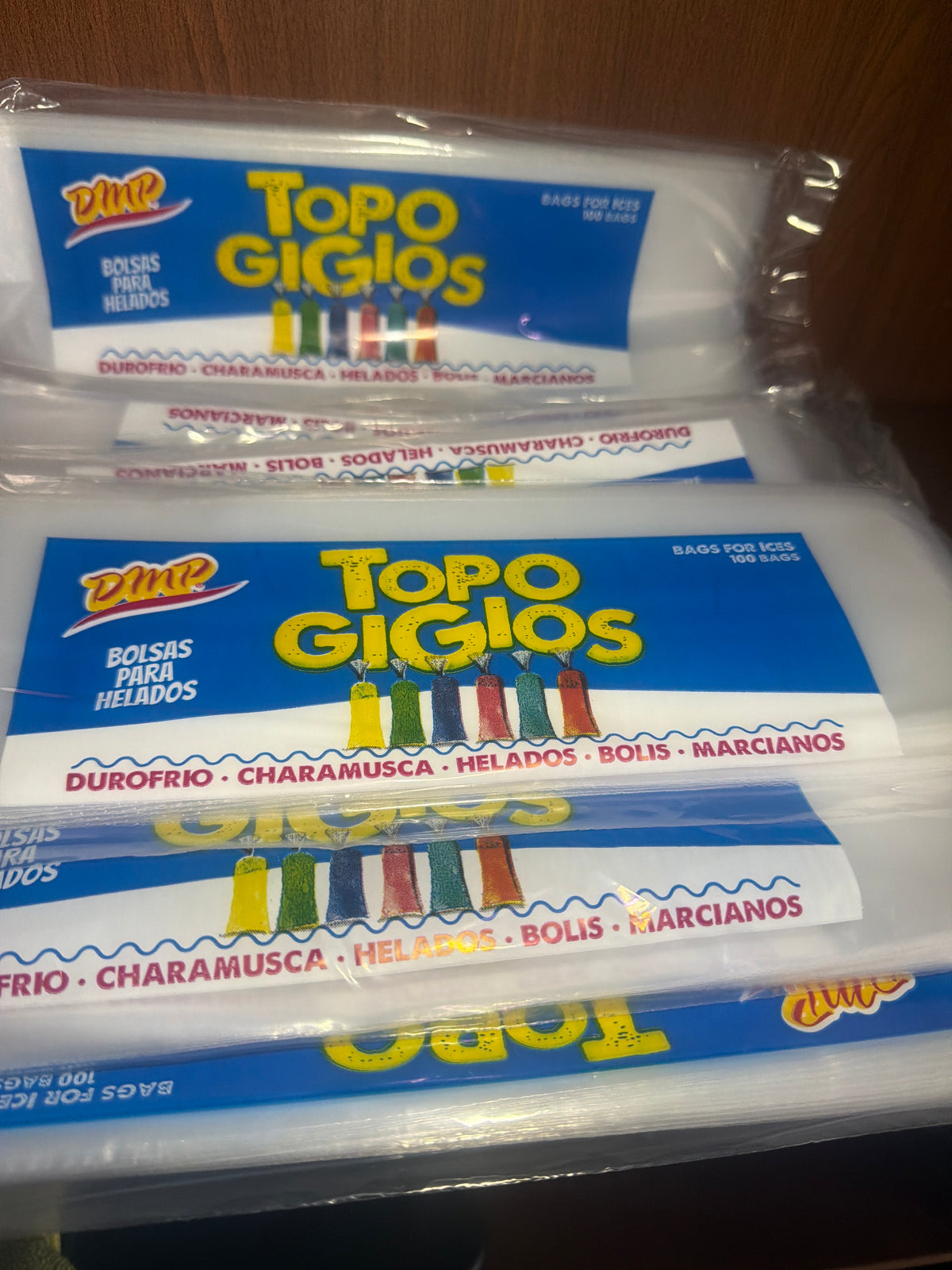 Bolsas para helados paquete de 100 unidades