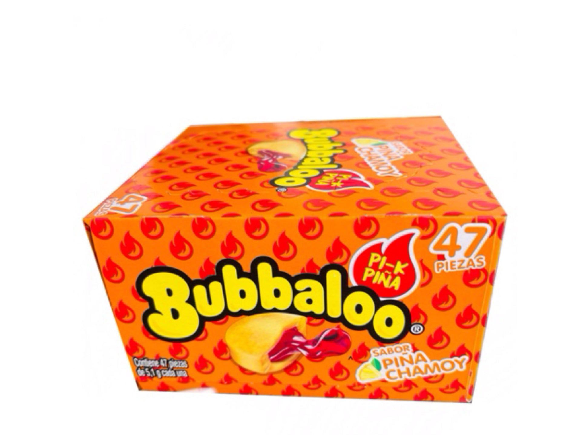 Chicle Bubbaloo Piña Chamoy - Dulce y Picante | Dulces Mexicanos
