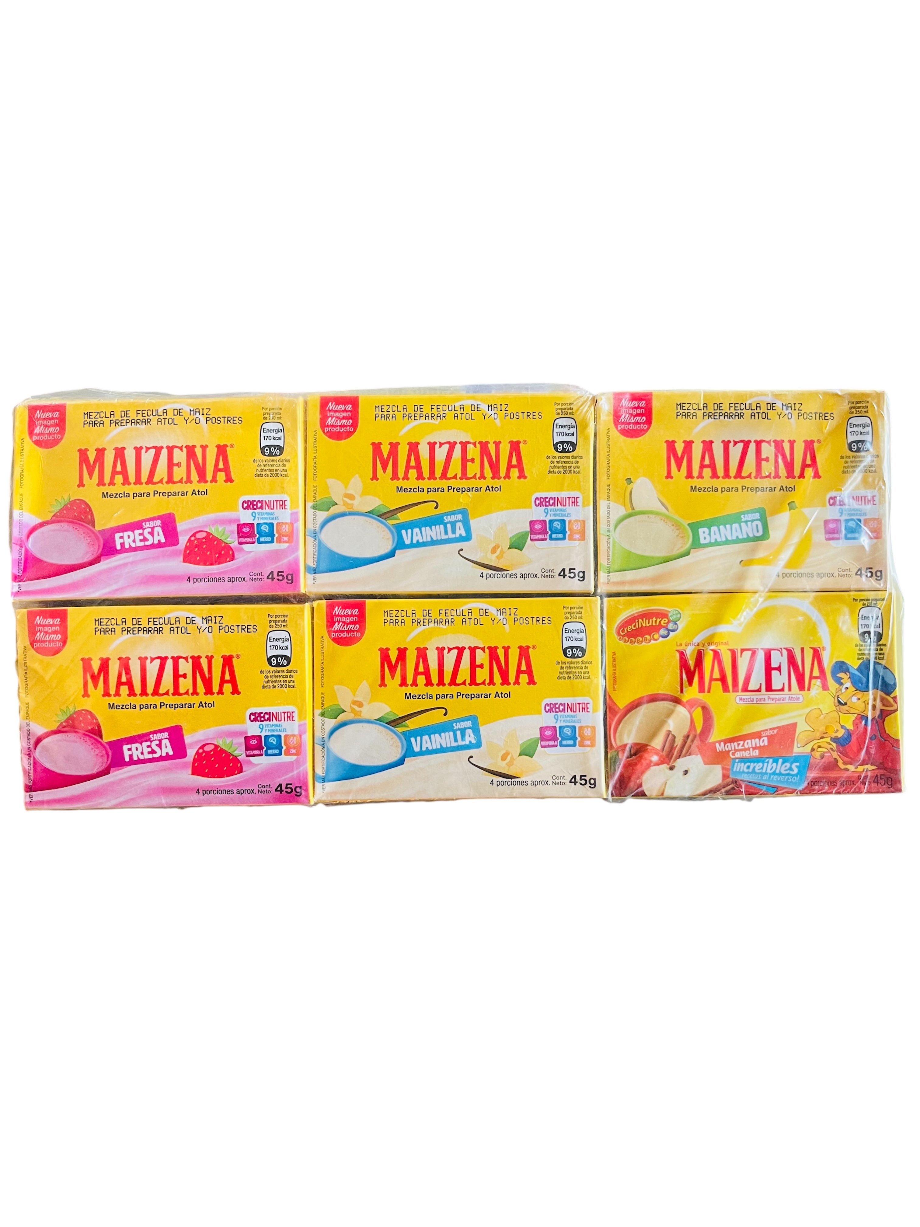 Maizena fresa,vainilla y bananas 45 gm