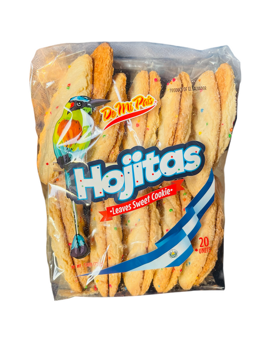 Galleta hojitas 20 piezas