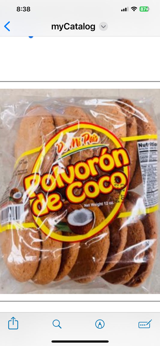 Polvoron de coco