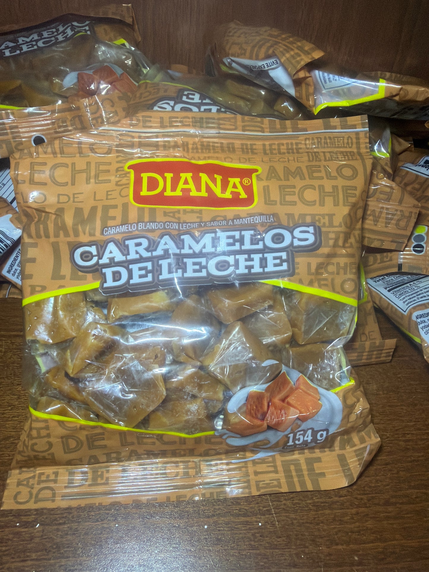 Diana caramelos de leche 154 g