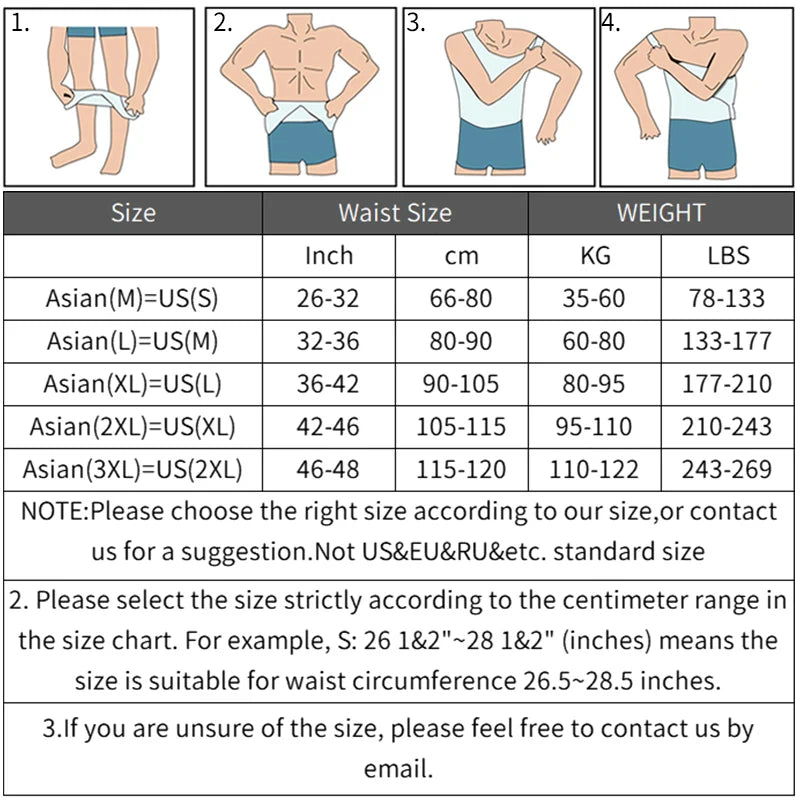 Faja Moldeadora para Hombre - Control de Abdomen y Postura