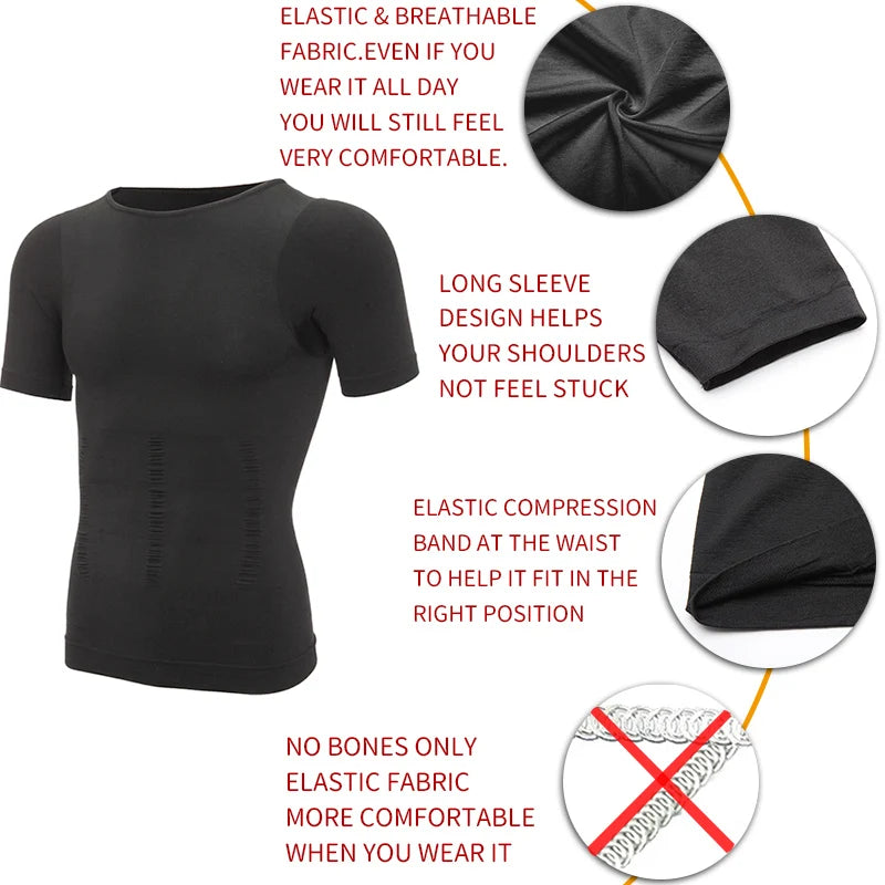 Faja Moldeadora para Hombre - Control de Abdomen y Postura