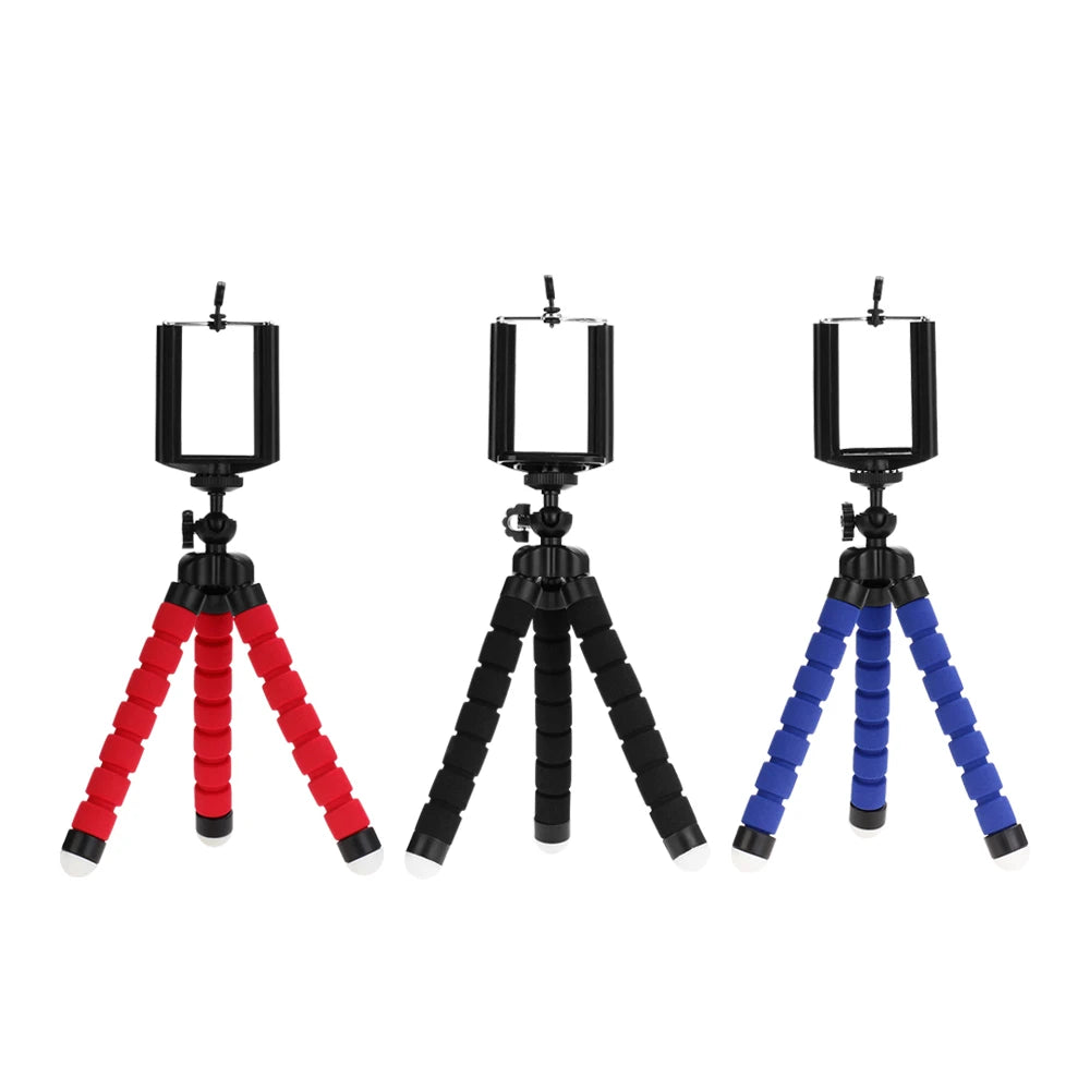 Trípode Flexible para Celular - Soporte Pulpo Mini con Control Remoto