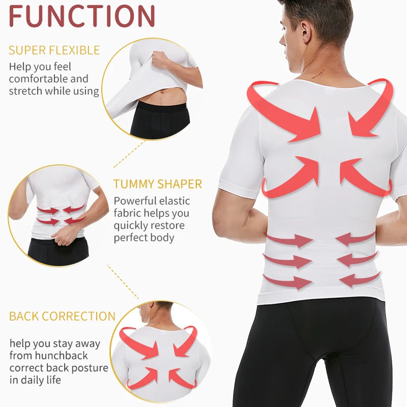 Faja Moldeadora para Hombre - Control de Abdomen y Postura