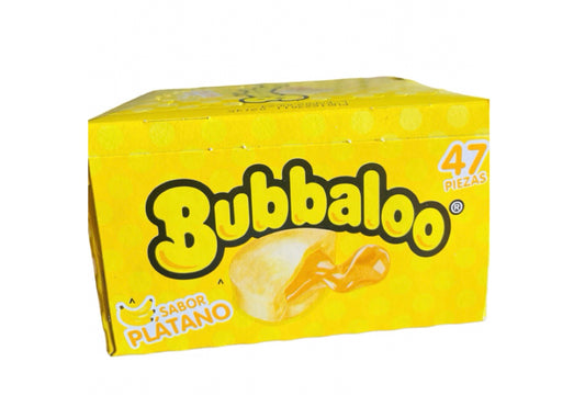 Chicle Bubbaloo Plátano - Sabor Tropical | Dulces Mexicanos