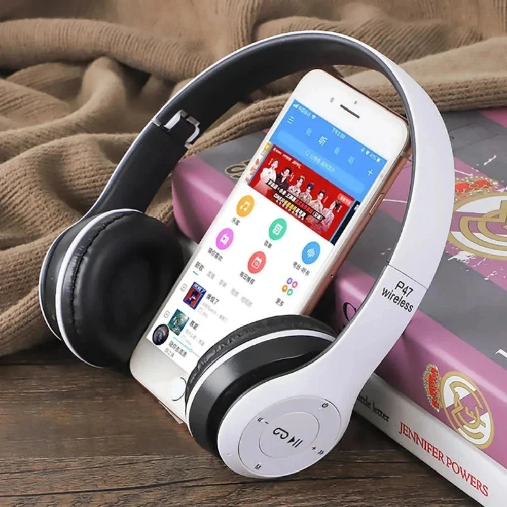 Audífonos Inalámbricos Bluetooth P47 - Plegables con Micrófono | Sonido HD