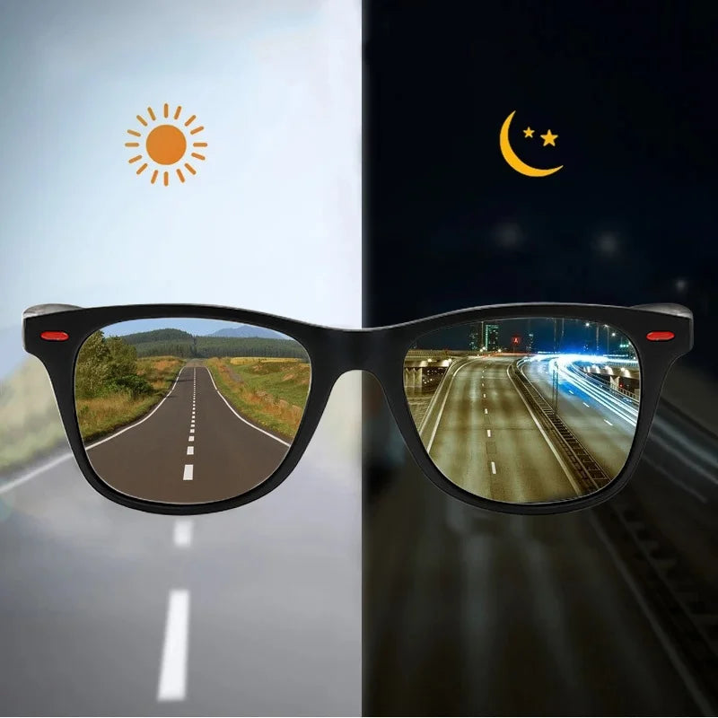 Lentes de Visión Nocturna Polarizados - Gafas para Conducir Día y Noche