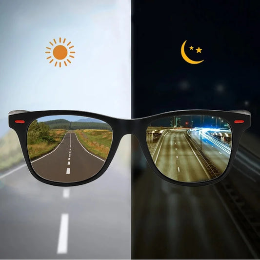 Lentes de Visión Nocturna Polarizados - Gafas para Conducir Día y Noche