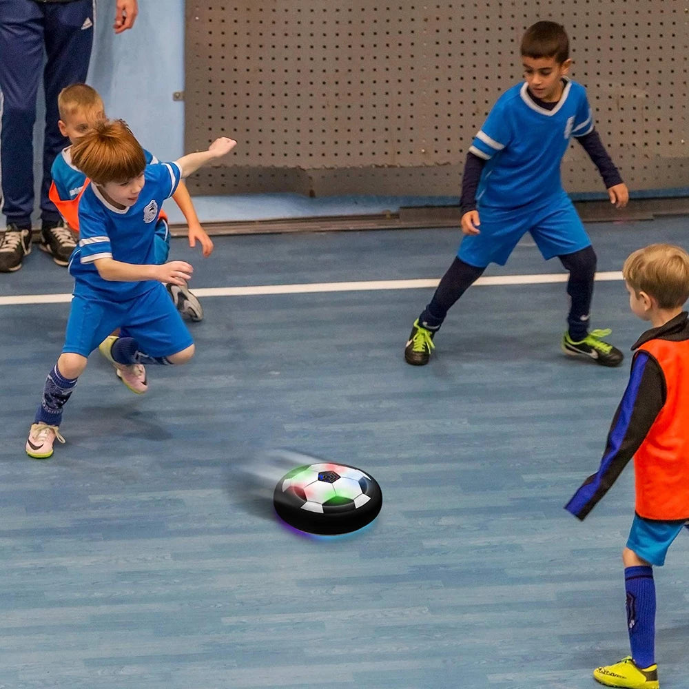 Balón de Fútbol Flotante con Luces LED - Juguete Interactivo para Niños | Interior