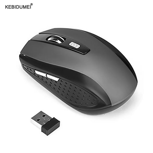 Mouse Inalámbrico 2.4G Gaming - Silencioso y Ergonómico