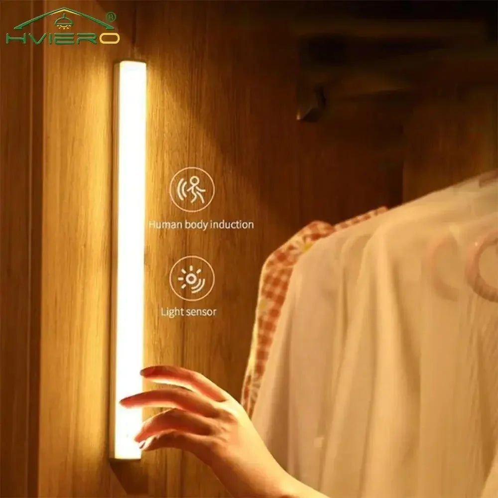 Luz Nocturna con Sensor de Movimiento - Recargable USB | Baño, Pasillo, Escaleras