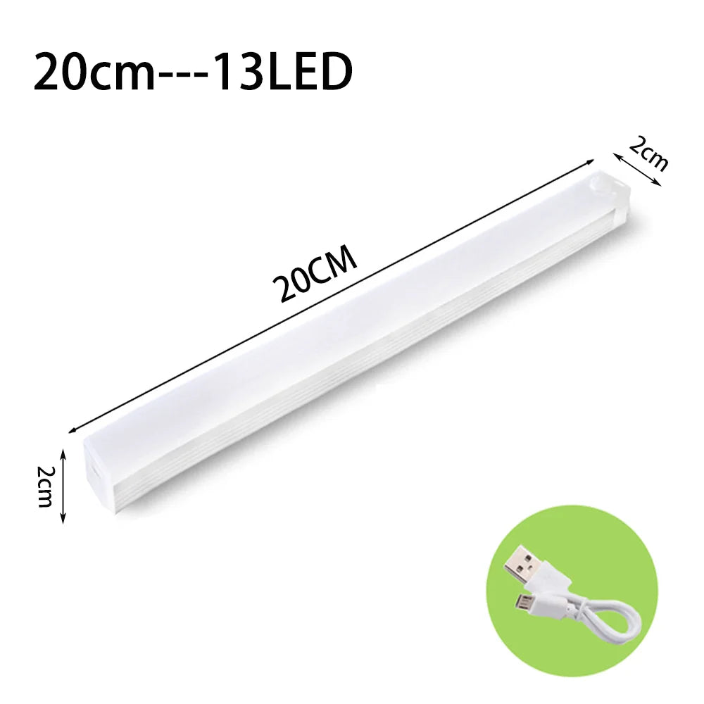 Luz LED Sensor Movimiento USB-C Recargable - Luz Nocturna Automática