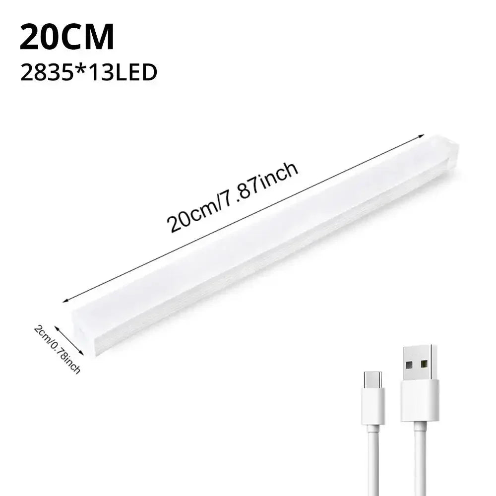 Luz Nocturna con Sensor de Movimiento - Recargable USB | Baño, Pasillo, Escaleras