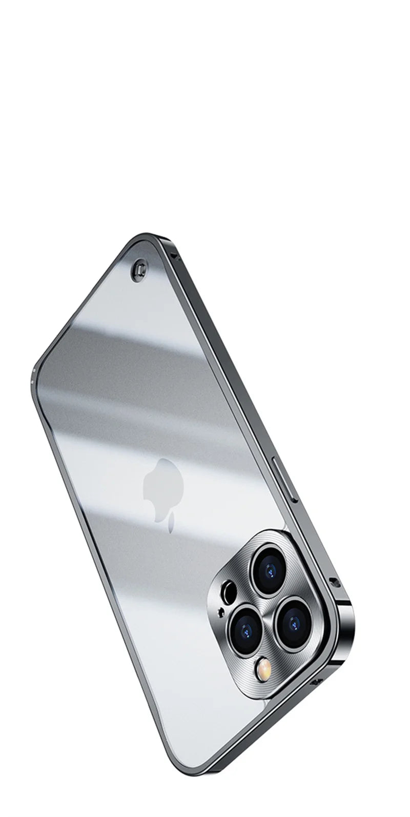 Funda Metálica Electrochapada para iPhone - Estilo Premium Multi-Modelo