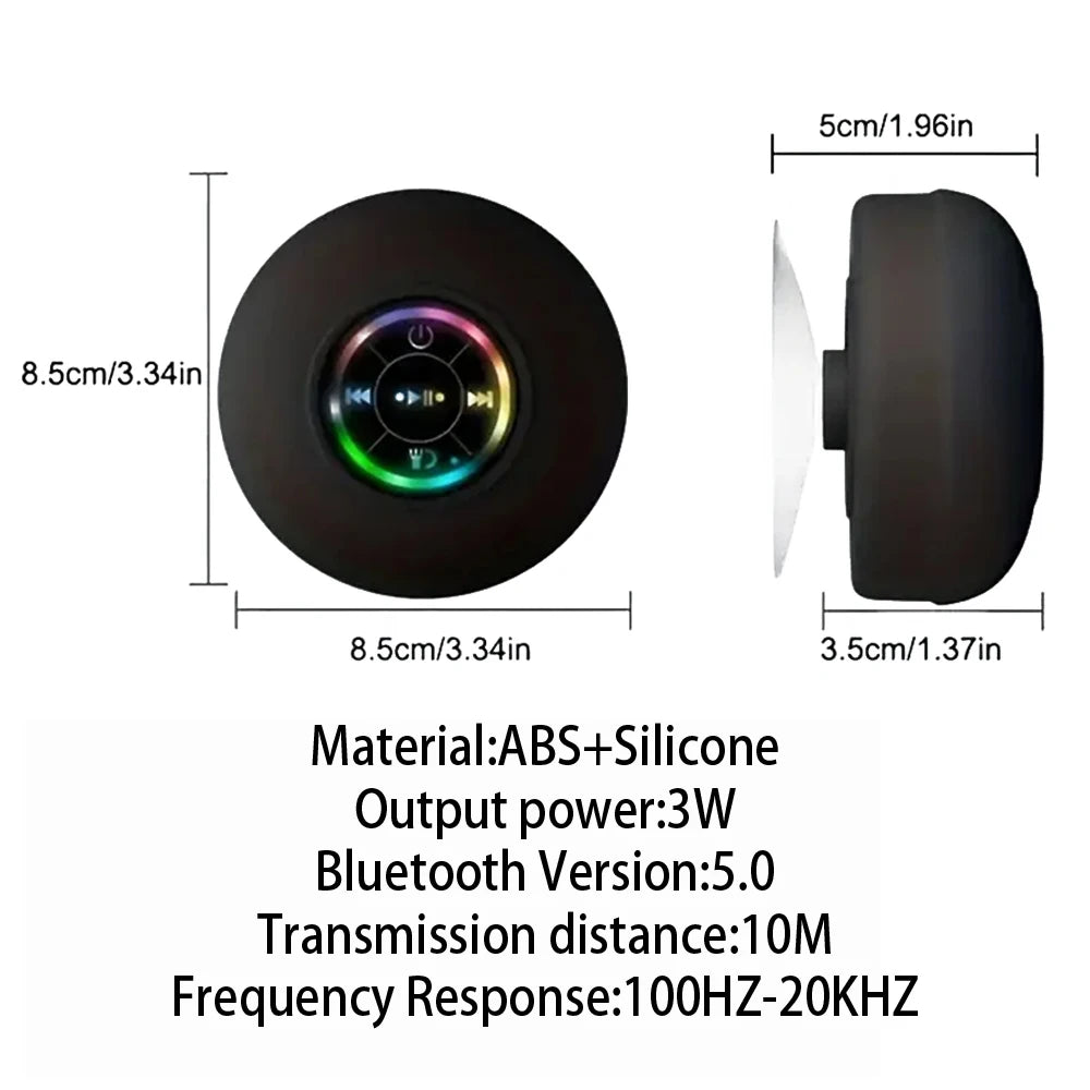 Bocina Bluetooth Portátil - Resistente al Agua IPX4 | Sonido Potente