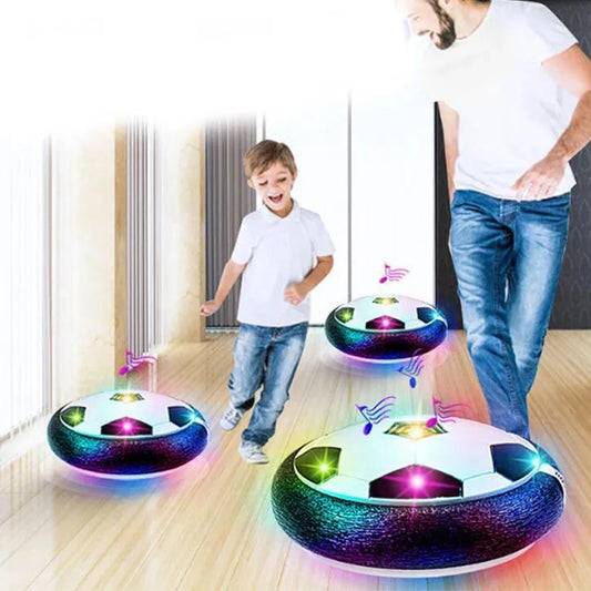Balón de Fútbol Flotante con Luces LED - Juguete Interactivo para Niños | Interior