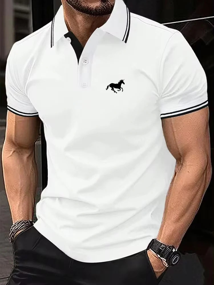 Playera Polo Hombre Manga Corta - Clásica Casual
