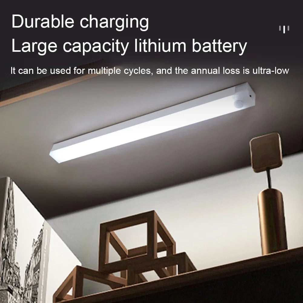 Luz LED Sensor Movimiento USB-C Recargable - Luz Nocturna Automática