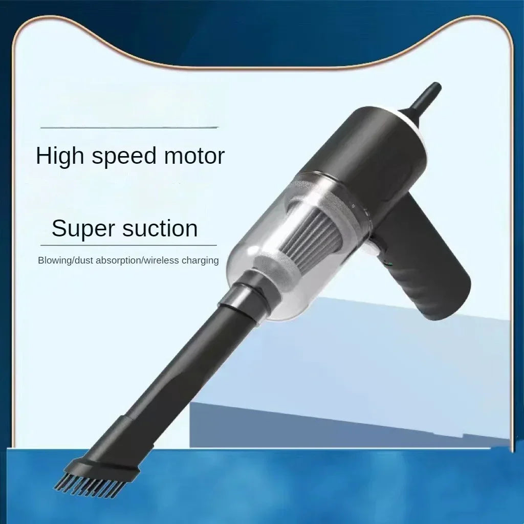 Aspiradora Portátil para Auto - Mini Aspirador de Mano Recargable | Potente Succión