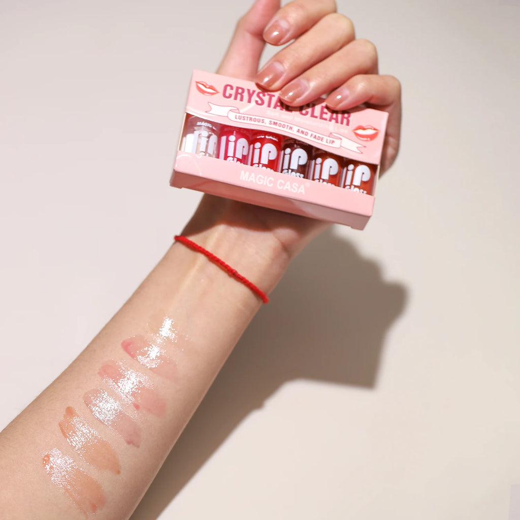 Set 6 Aceites Labiales Hidratantes - Brillo Labial de Larga Duración