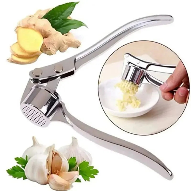 Prensa de Ajo Manual Antideslizante - Acero Inoxidable