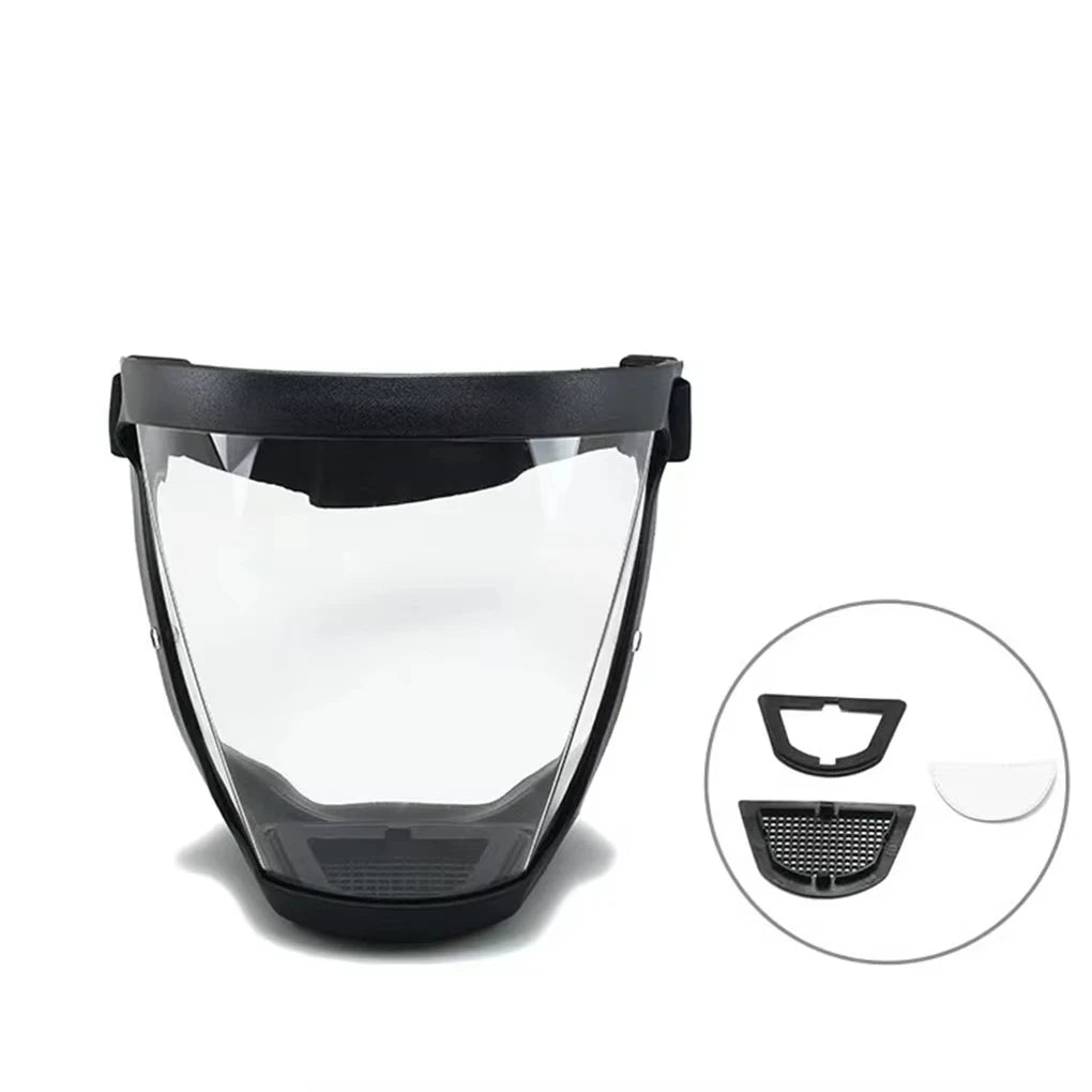Careta Protectora Facial Transparente - Reutilizable y Ajustable | Protección Completa