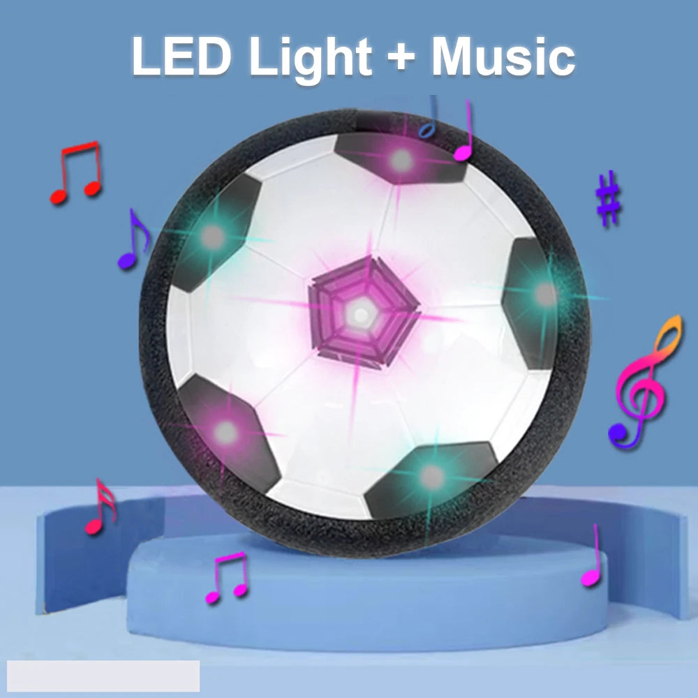 Balón de Fútbol Flotante con Luces LED - Juguete Interactivo para Niños | Interior