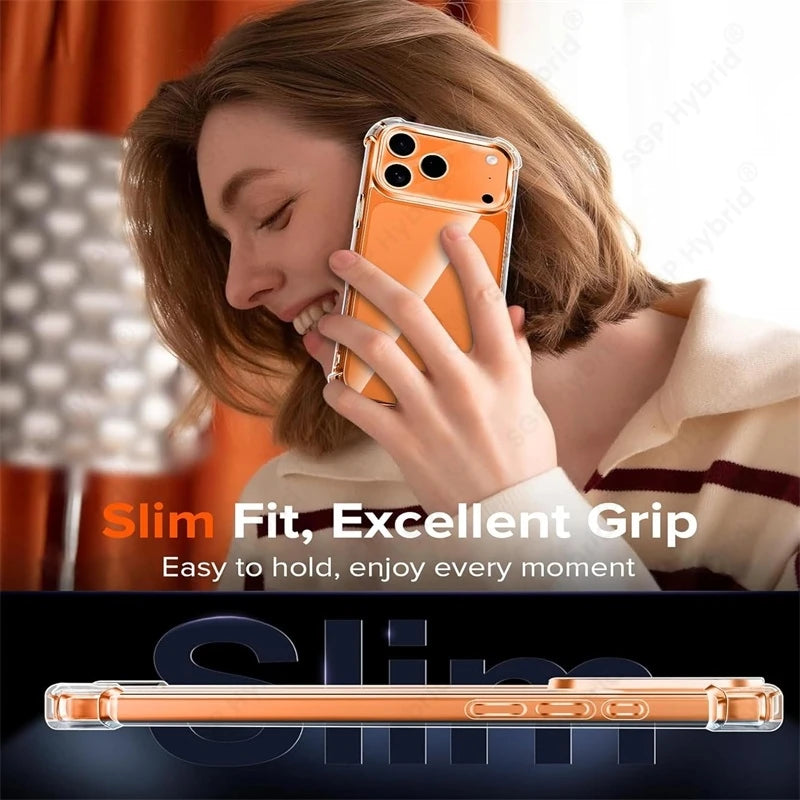 Funda Transparente Premium para iPhone 17 - Protección Total TPU