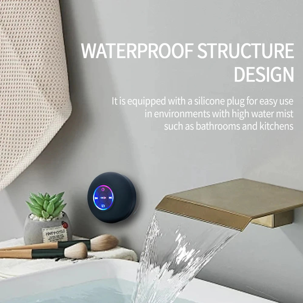 Bocina Bluetooth Portátil - Resistente al Agua IPX4 | Sonido Potente