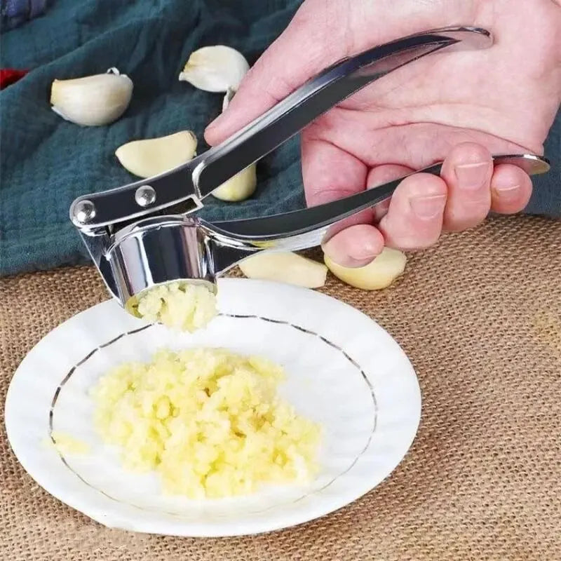 Prensa de Ajo Manual Antideslizante - Acero Inoxidable