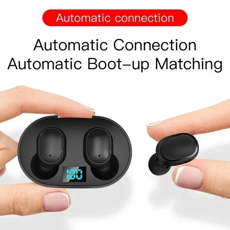 Audífonos Bluetooth E6S TWS - Cancelación de Ruido con Micrófono