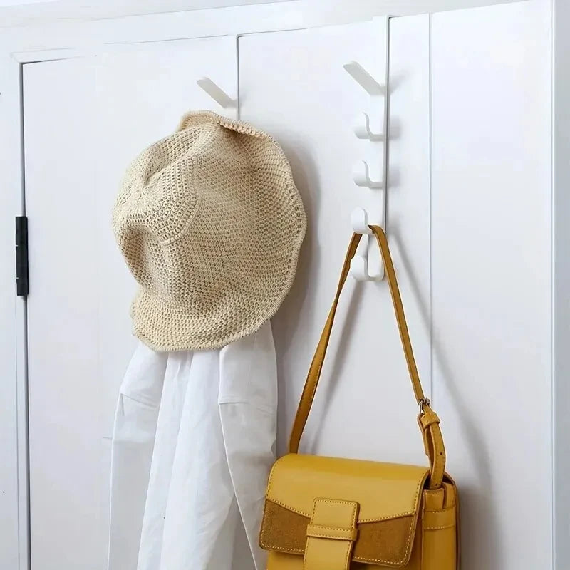 Gancho Organizador para Puerta - Perchero Plástico para Ropa y Bolsas