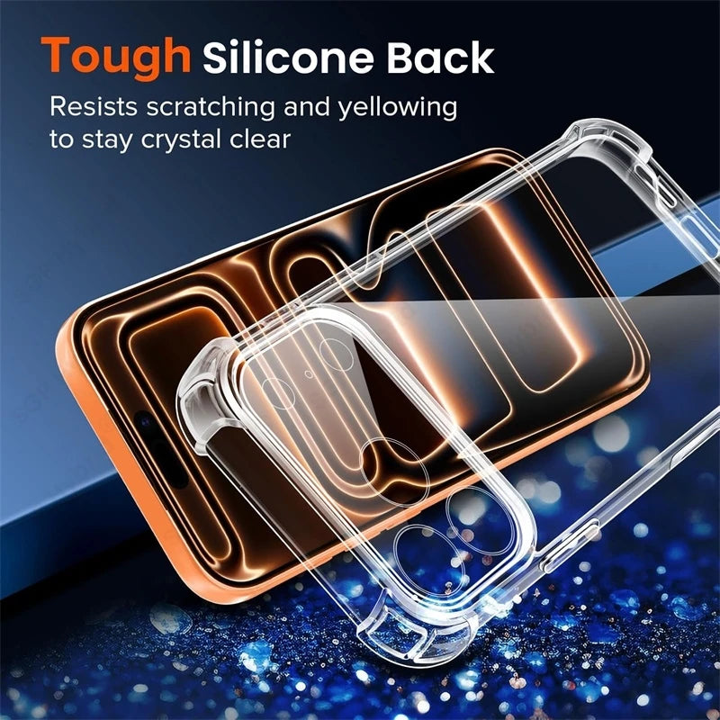 Funda Transparente Premium para iPhone 17 - Protección Total TPU