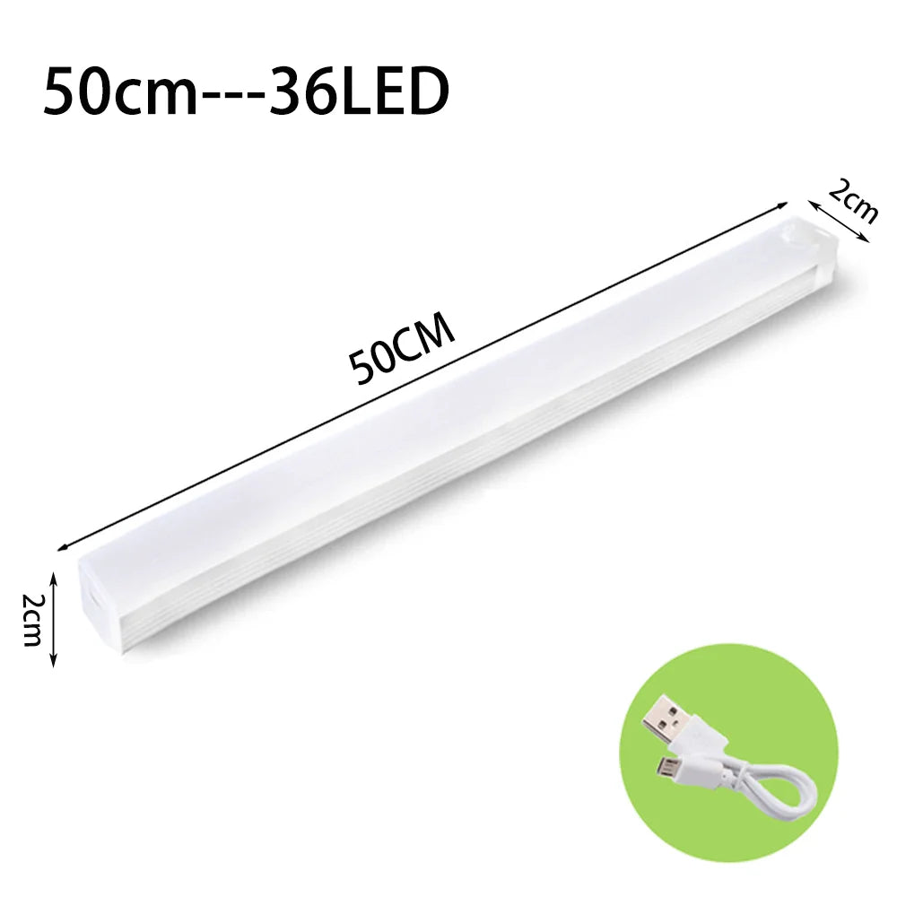 Luz LED Sensor Movimiento USB-C Recargable - Luz Nocturna Automática