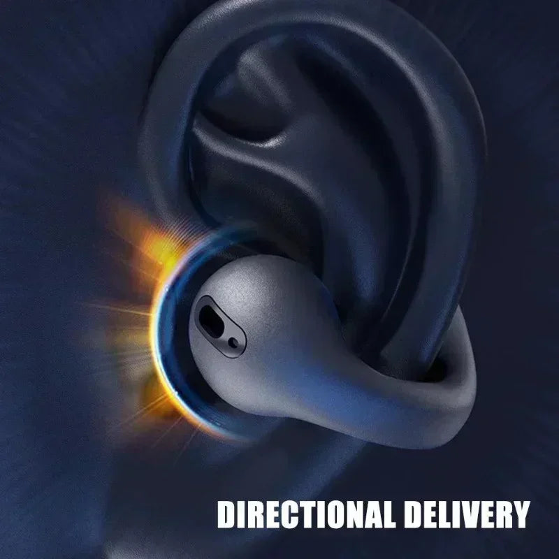 Audífonos Conducción Ósea T75 Bluetooth 5.3 - Deportivos Resistentes al Agua