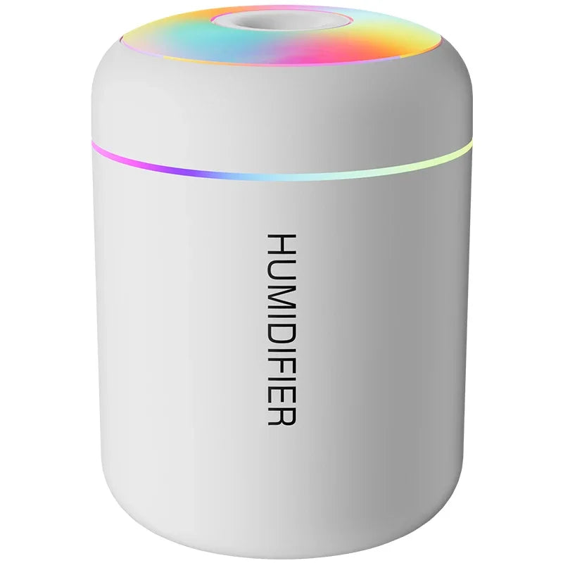 Humidificador de Aire Mini 180ML USB - Difusor de Aromas con Luces
