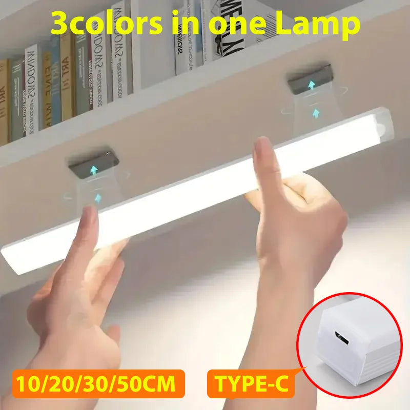 Luz LED Sensor Movimiento USB-C Recargable - Luz Nocturna Automática