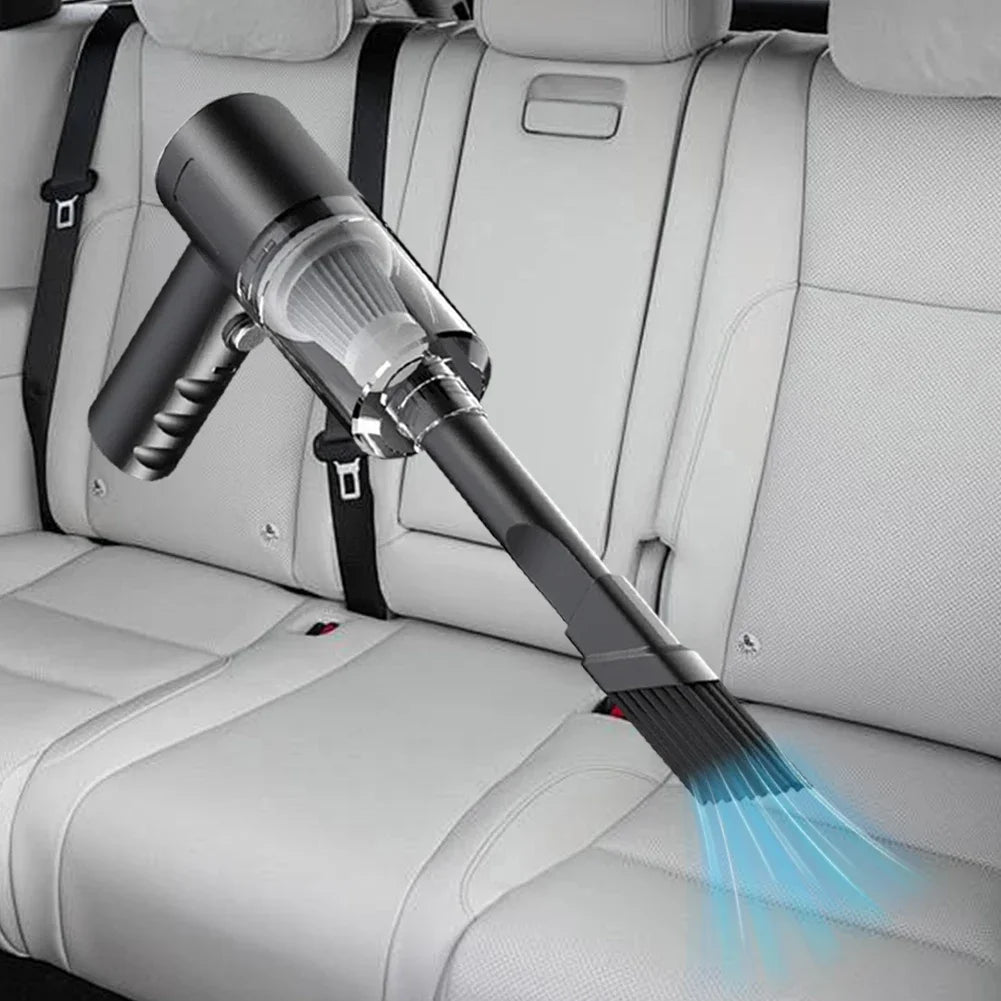 Aspiradora Portátil para Auto - Mini Aspirador de Mano Recargable | Potente Succión