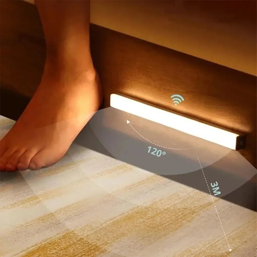 Luz Nocturna con Sensor de Movimiento - Recargable USB | Baño, Pasillo, Escaleras