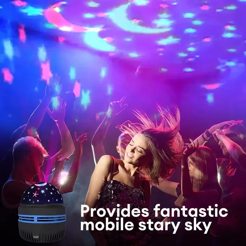 Lámpara Proyector Cielo Estrellado LED USB - Luz Nocturna